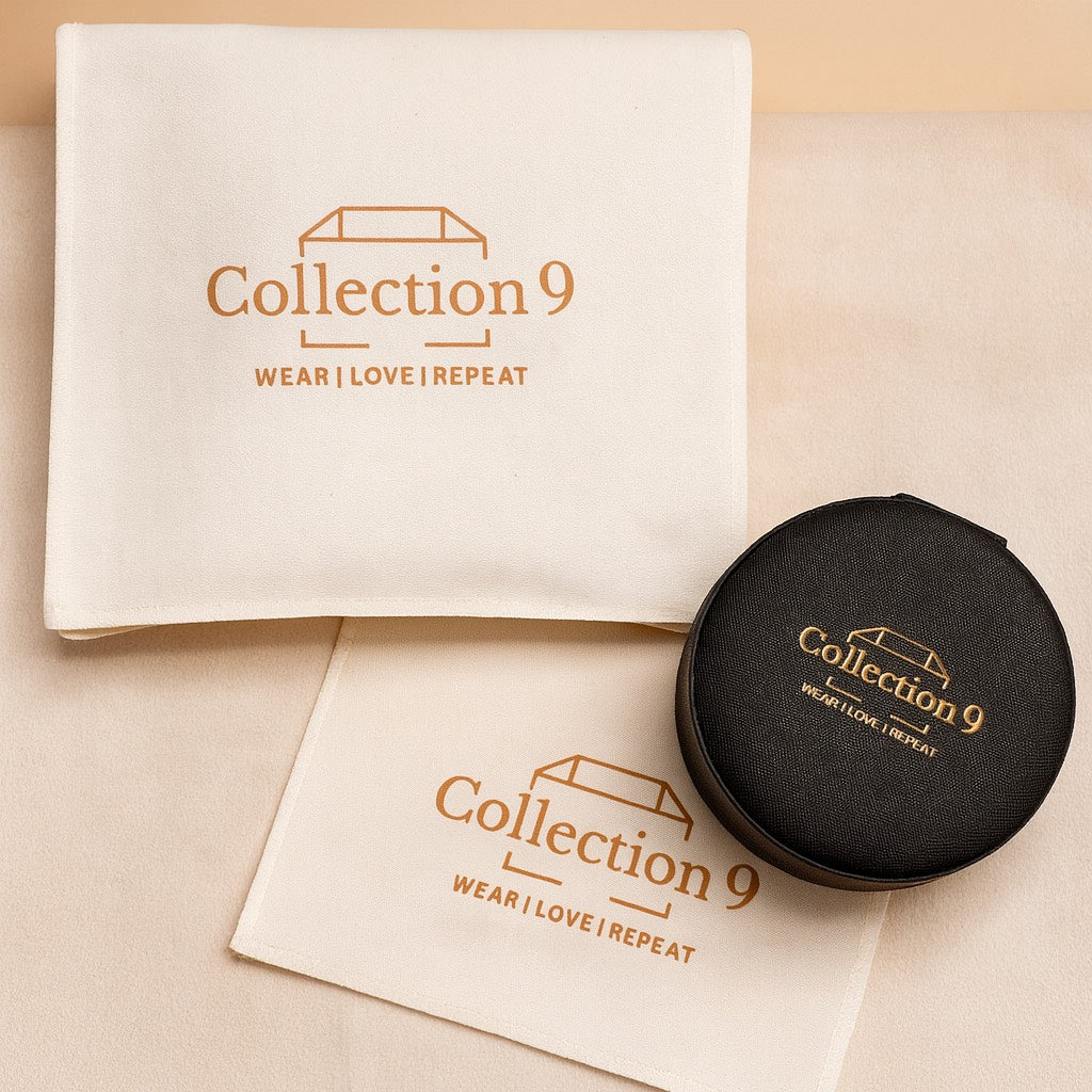 Golden Luxury Travel Jewellery Box - Accessories - 18k Gold Plated Waterproof Jewellery - Collection 9