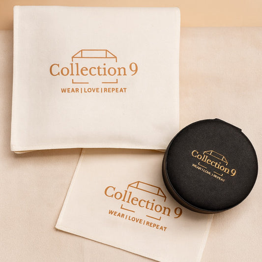 Apricot Square Luxury Travel Jewellery Box - Accessories - 18k Gold Plated Waterproof Jewellery - Collection 9