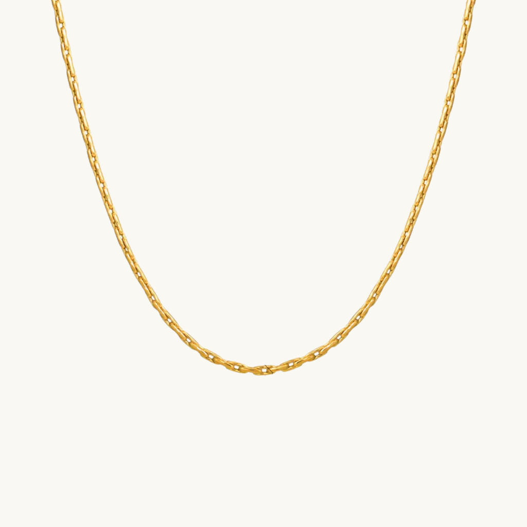 Gold Delicate Chain - Necklace - 18k Gold Plated Waterproof Jewellery - Collection 9