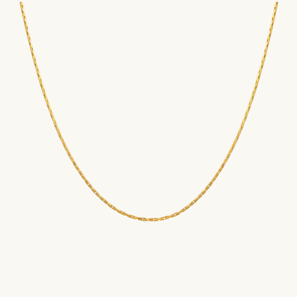 Gold Delicate Chain - Necklace - 18k Gold Plated Waterproof Jewellery - Collection 9