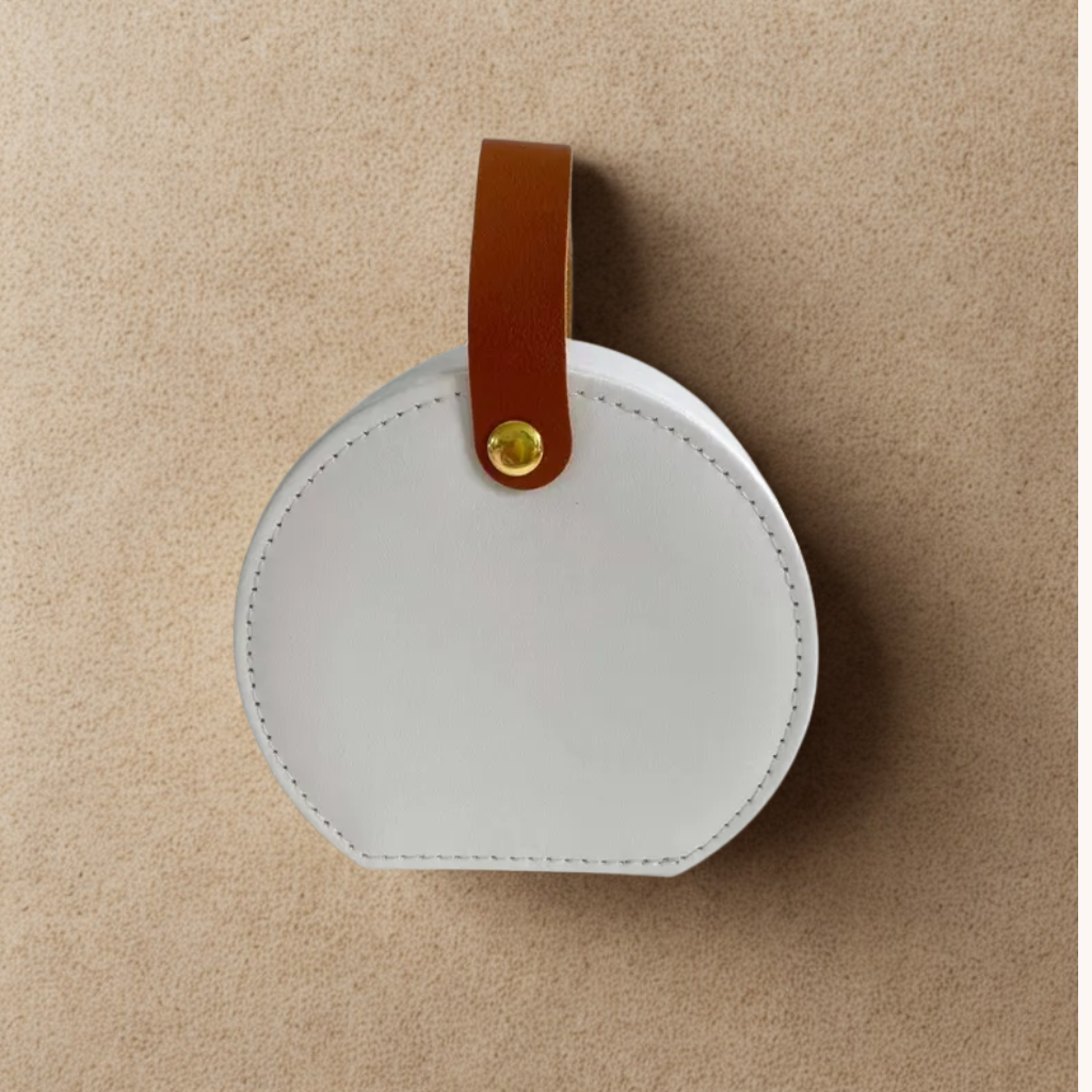 Round Luxury Travel Jewellery Box - Jewellery Boxes - 18k Gold Plated Waterproof Jewellery - Collection 9