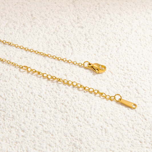 Gold Fine Cable Chain - Necklace - 18k Gold Plated Waterproof Jewellery - Collection 9