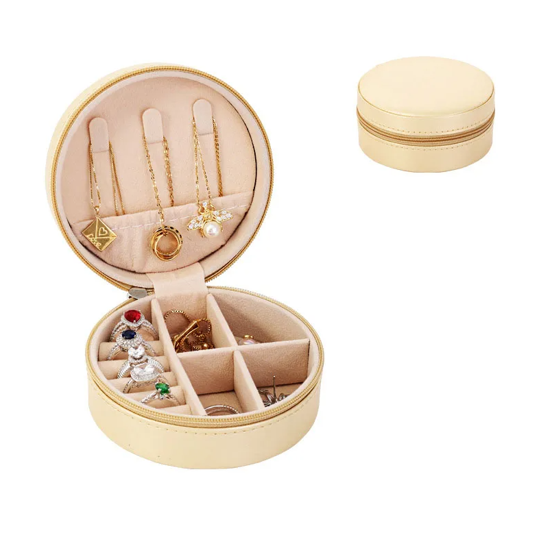 Golden Luxury Travel Jewellery Box - Accessories - 18k Gold Plated Waterproof Jewellery - Collection 9