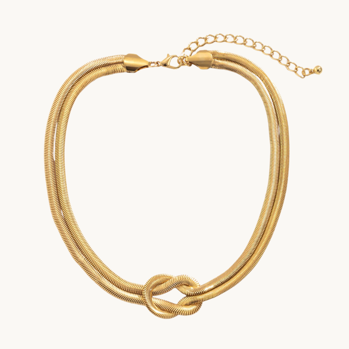 Layered Snake Chain Necklace - Jewelry - 18k Gold Plated Waterproof Jewellery - Collection 9