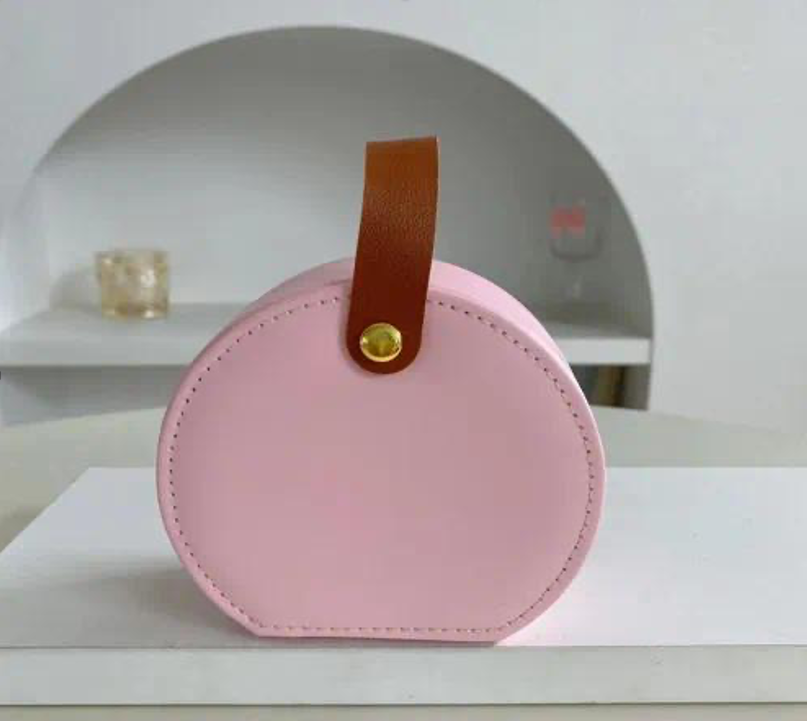 Round Luxury Travel Jewellery Box - Jewellery Boxes - 18k Gold Plated Waterproof Jewellery - Collection 9