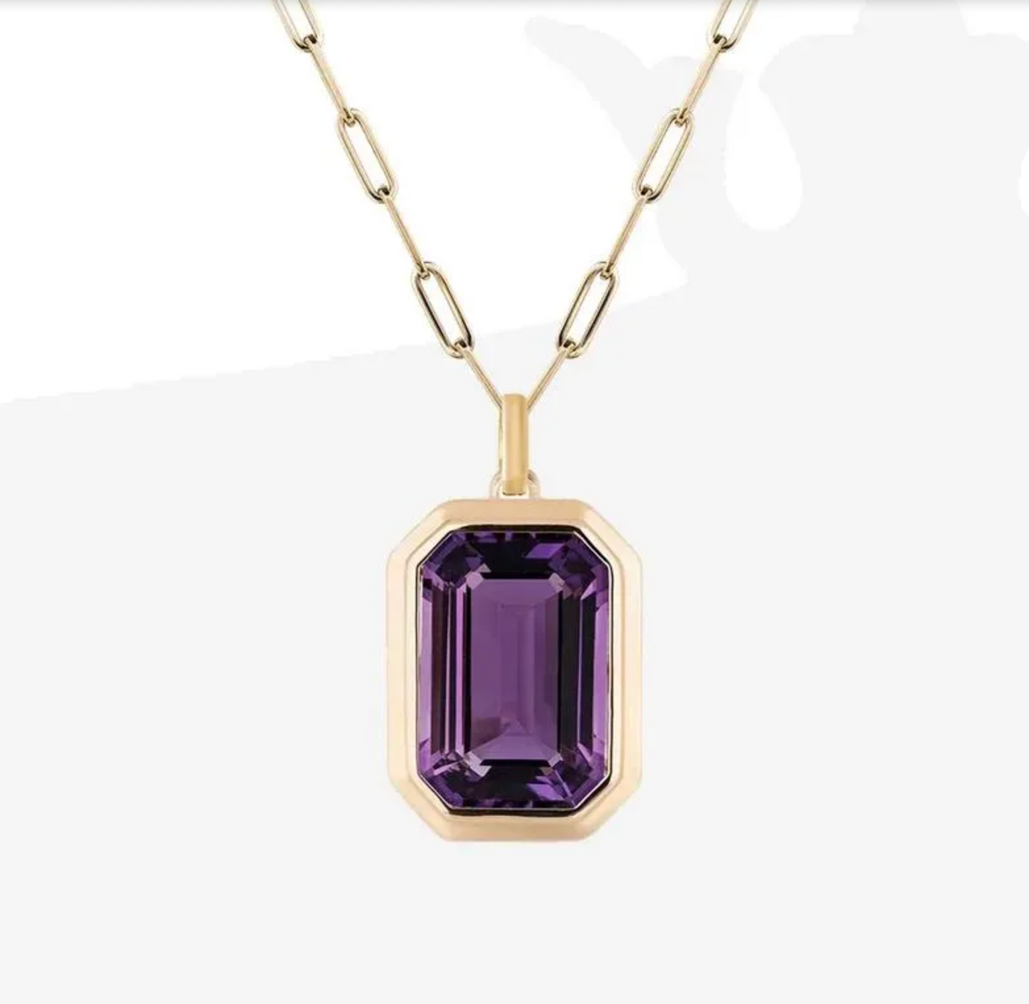 Gemstone Chain Necklace - Jewelry - 18k Gold Plated Waterproof Jewellery - Collection 9