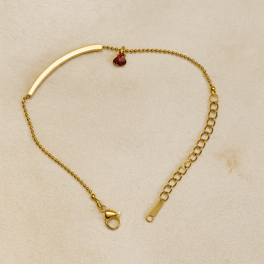 Heart Charm Bracelet - Jewelry - 18k Gold Plated Waterproof Jewellery - Collection 9