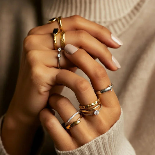 Waterproof Fashion Rings You Can Wear All Day Without Fading