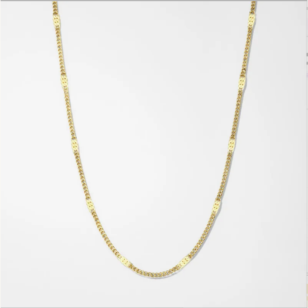 Gold Classic Cuban Chain - Necklace - 18k Gold Plated Waterproof Jewellery - Collection 9