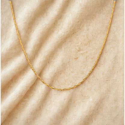 Gold Delicate Chain - Necklace - 18k Gold Plated Waterproof Jewellery - Collection 9