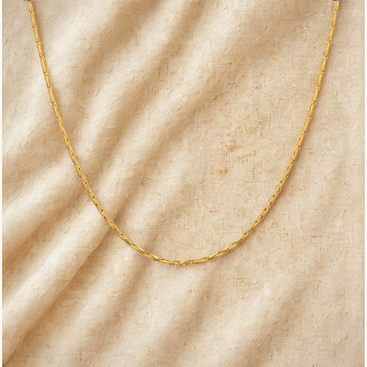 Gold Delicate Chain - Necklace - 18k Gold Plated Waterproof Jewellery - Collection 9