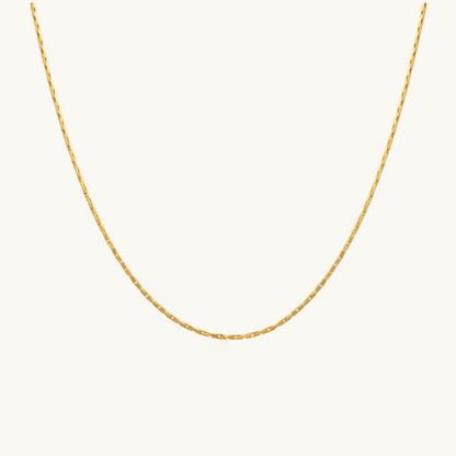 Gold Delicate Chain - Necklace - 18k Gold Plated Waterproof Jewellery - Collection 9