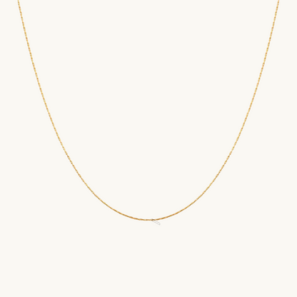 Gold Delicate Chain - Necklace - 18k Gold Plated Waterproof Jewellery - Collection 9