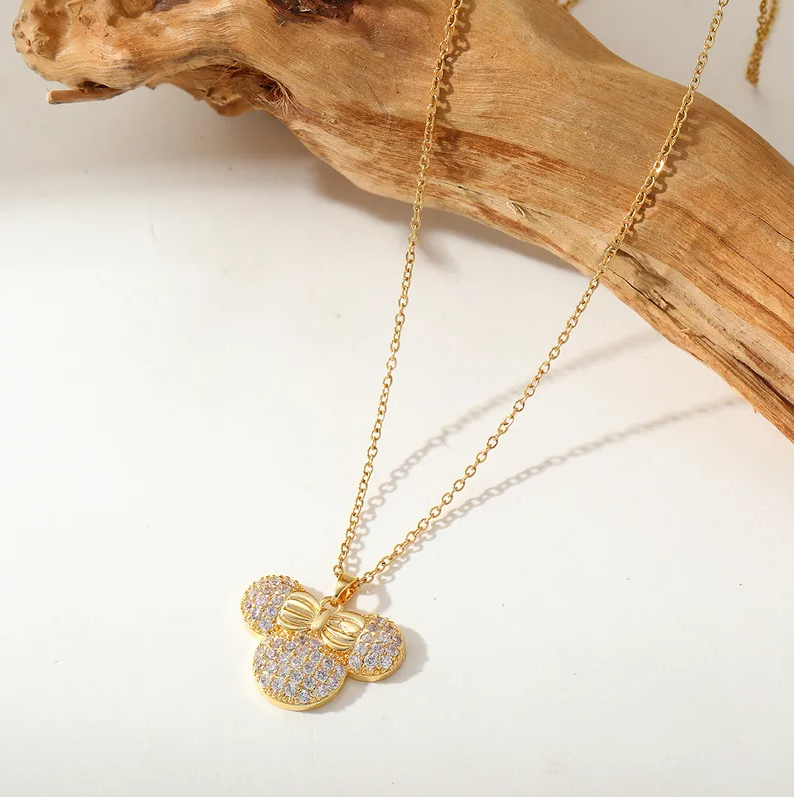Little Bear Pendant Necklace - Jewelry - 18k Gold Plated Waterproof Jewellery - Collection 9