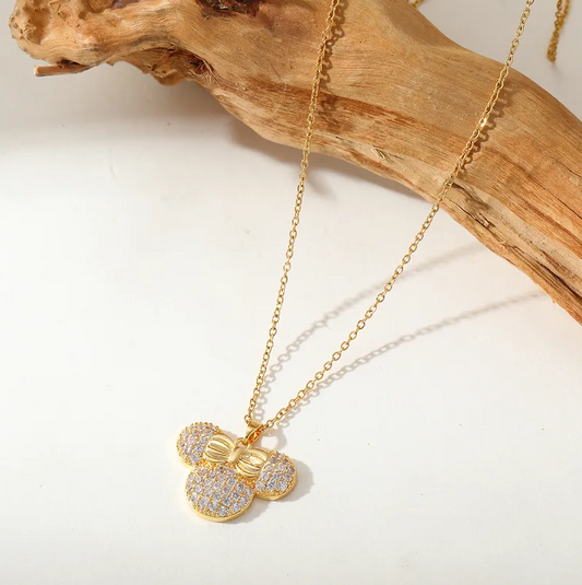 Little Bear Pendant Necklace - Jewelry - 18k Gold Plated Waterproof Jewellery - Collection 9
