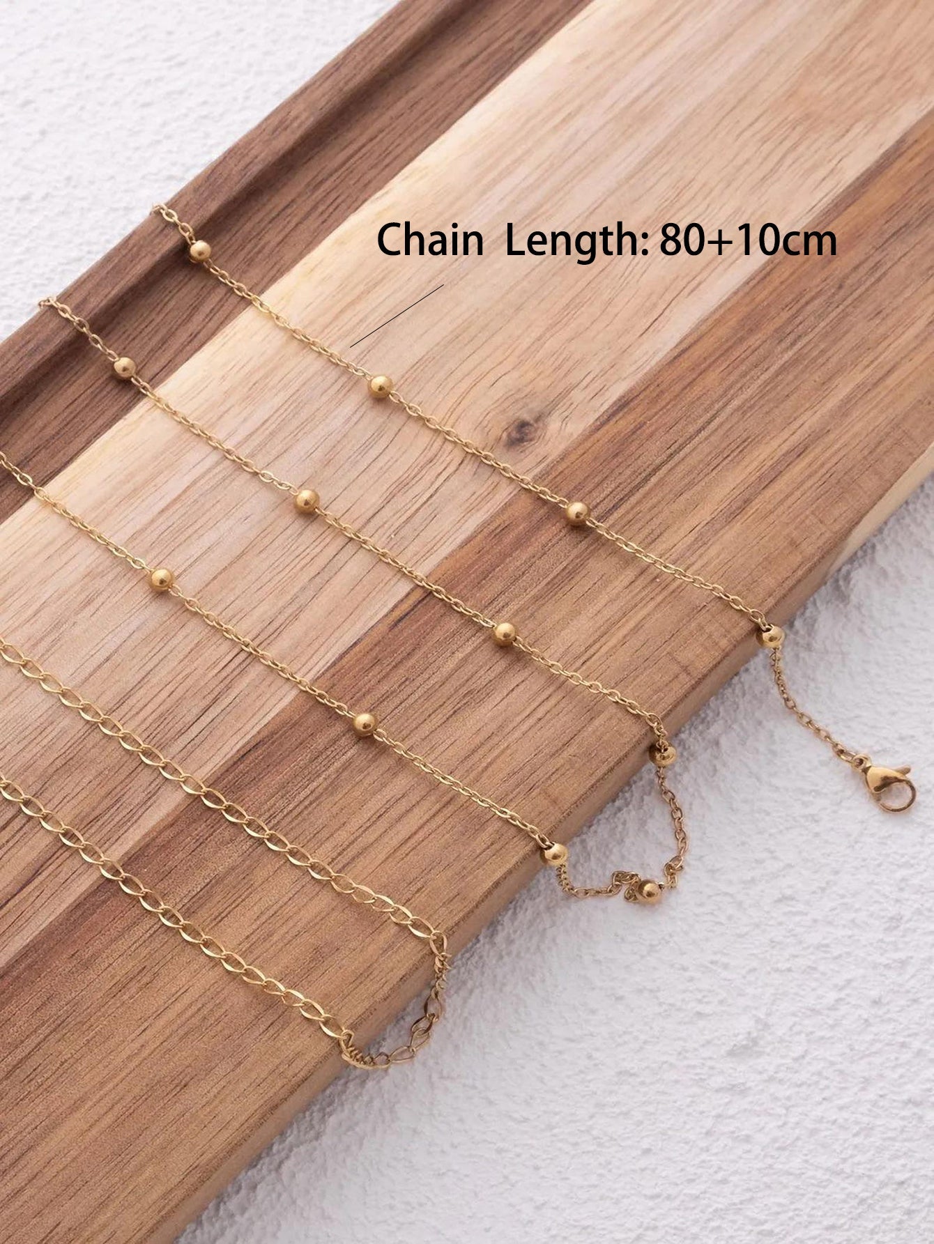 Gold 18K Satellite Bead Waist Chain - Waist Chains - 18k Gold Plated Waterproof Jewellery - Collection 9