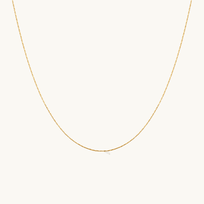 Gold Delicate Chain - Necklace - 18k Gold Plated Waterproof Jewellery - Collection 9