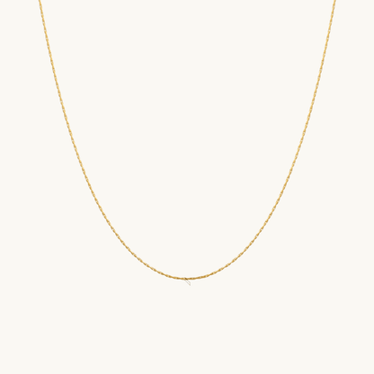 Gold Delicate Chain - Necklace - 18k Gold Plated Waterproof Jewellery - Collection 9