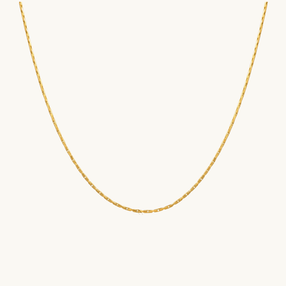Gold Delicate Chain - Necklace - 18k Gold Plated Waterproof Jewellery - Collection 9