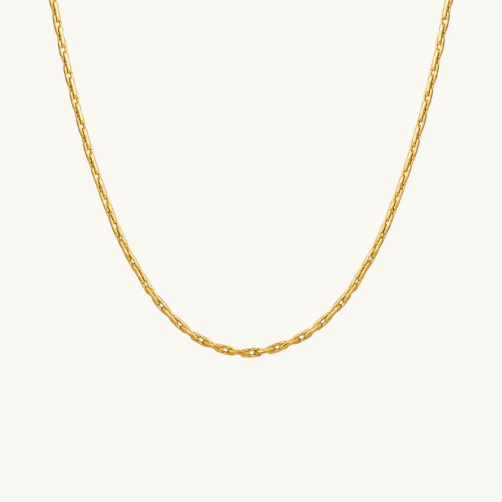 Gold Delicate Chain - Necklace - 18k Gold Plated Waterproof Jewellery - Collection 9