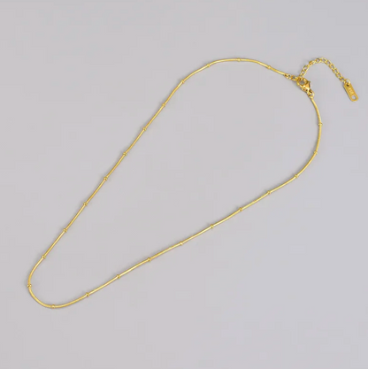 Gold Satellite Chain Necklace - Necklace - 18k Gold Plated Waterproof Jewellery - Collection 9