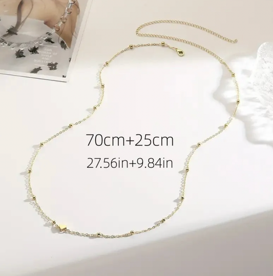 Gold Heart Charm Waist Chain