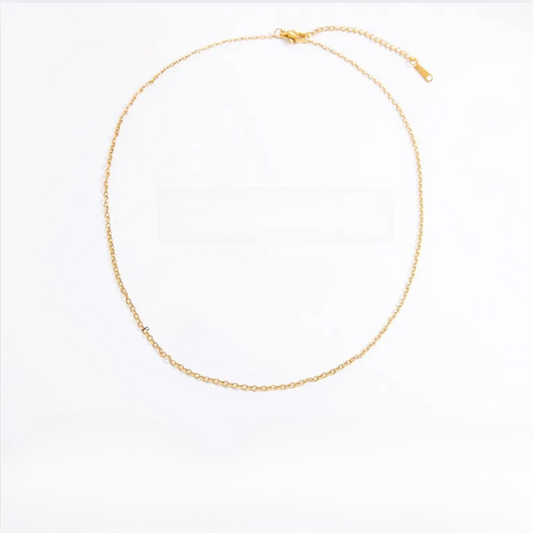 Gold Fine Cable Chain - Necklace - 18k Gold Plated Waterproof Jewellery - Collection 9