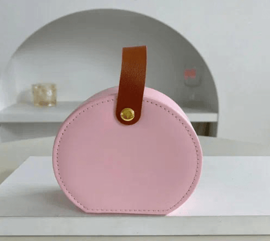 Round Luxury Travel Jewellery Box - Jewellery Boxes - 18k Gold Plated Waterproof Jewellery - Collection 9